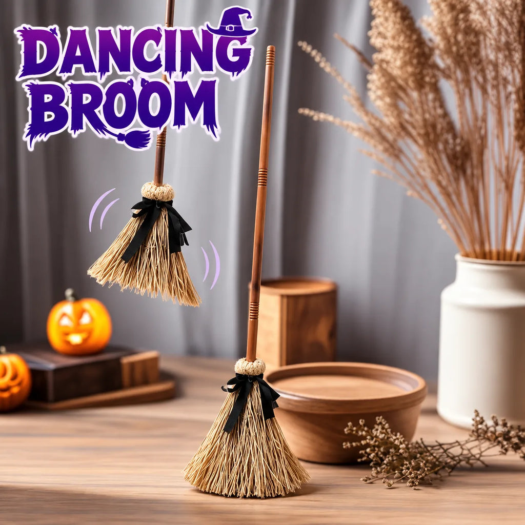 Floating-Style Halloween Broom — product photo 1