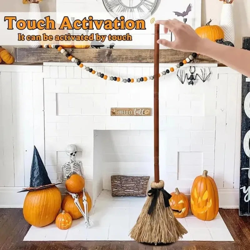 Floating-Style Halloween Broom — product photo 3