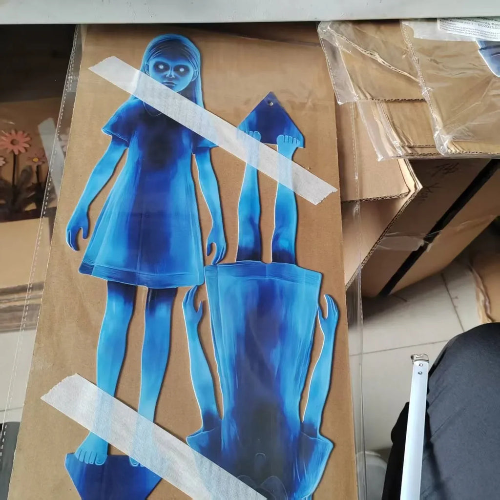 Fluorescent Hanging Ghost Decoration – 40 cm — product photo 3