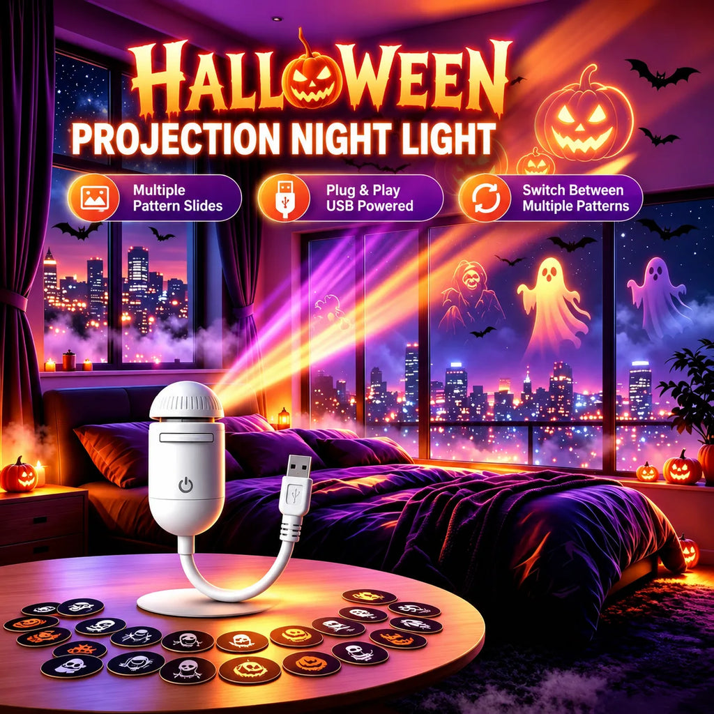 Halloween Projection Night Light — product photo 2