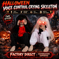 Halloween Sound-Effect Skeleton Prop — product photo 1