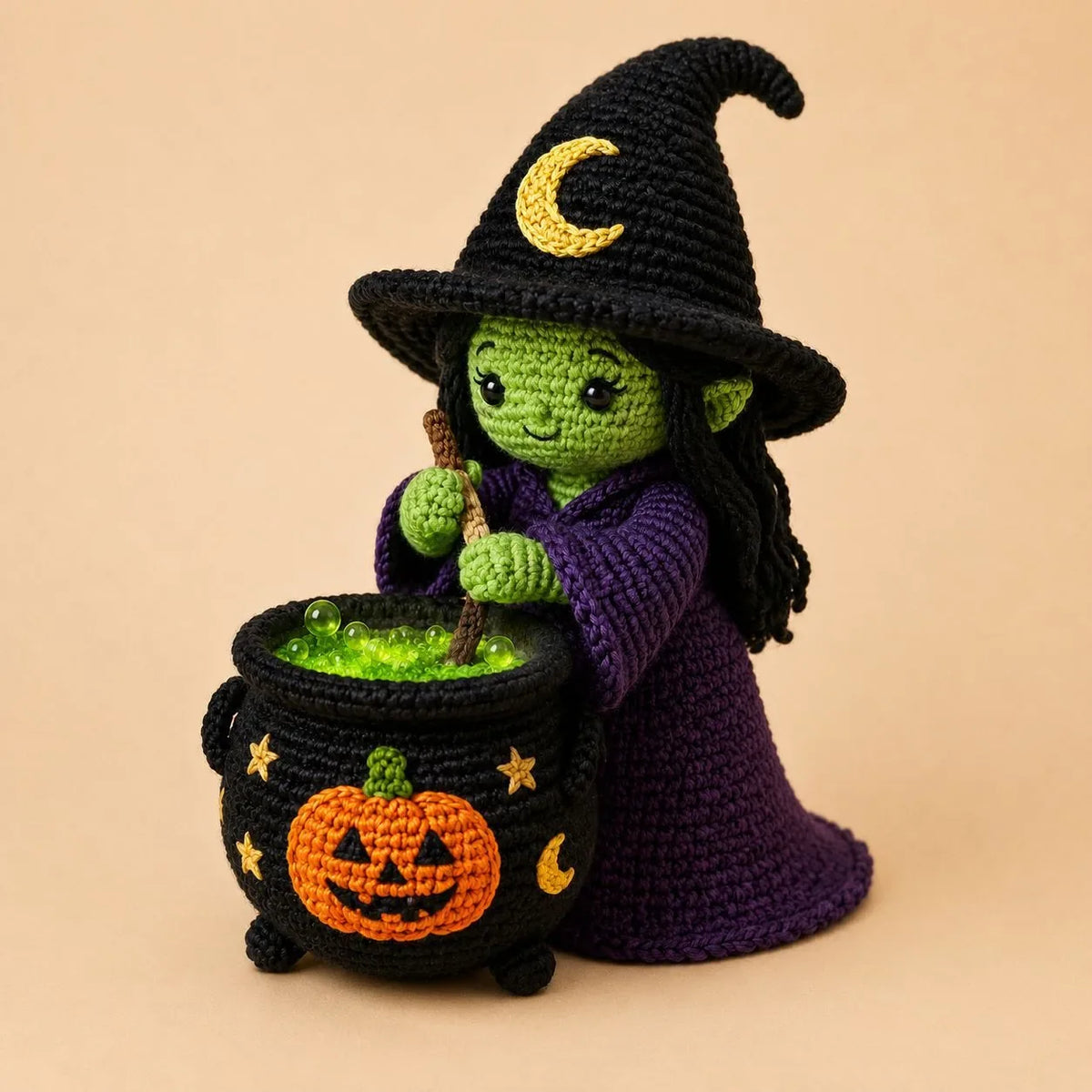 Halloween Witch Crochet DIY Kit — product photo 2