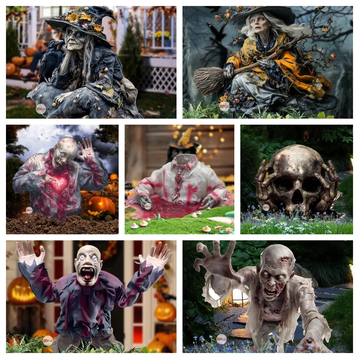 Halloween Zombie Ground Stake — product photo 1
