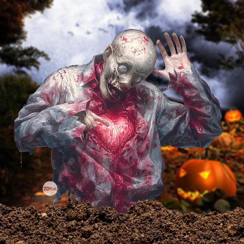 Halloween Zombie Ground Stake — product photo 2