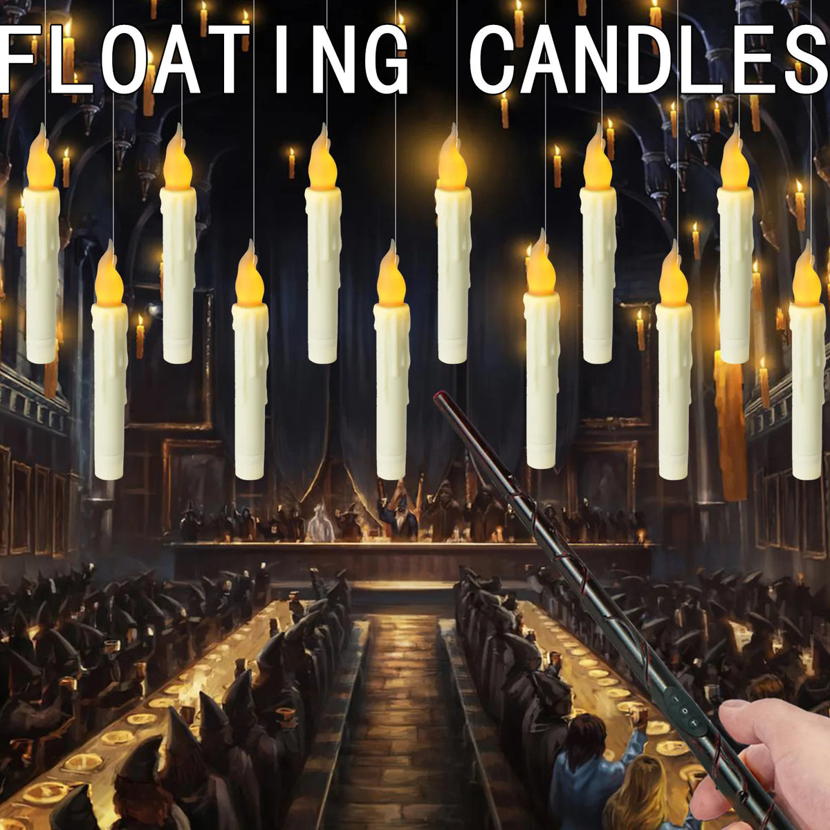 Remote-Control Floating-Style Candles — product photo 1