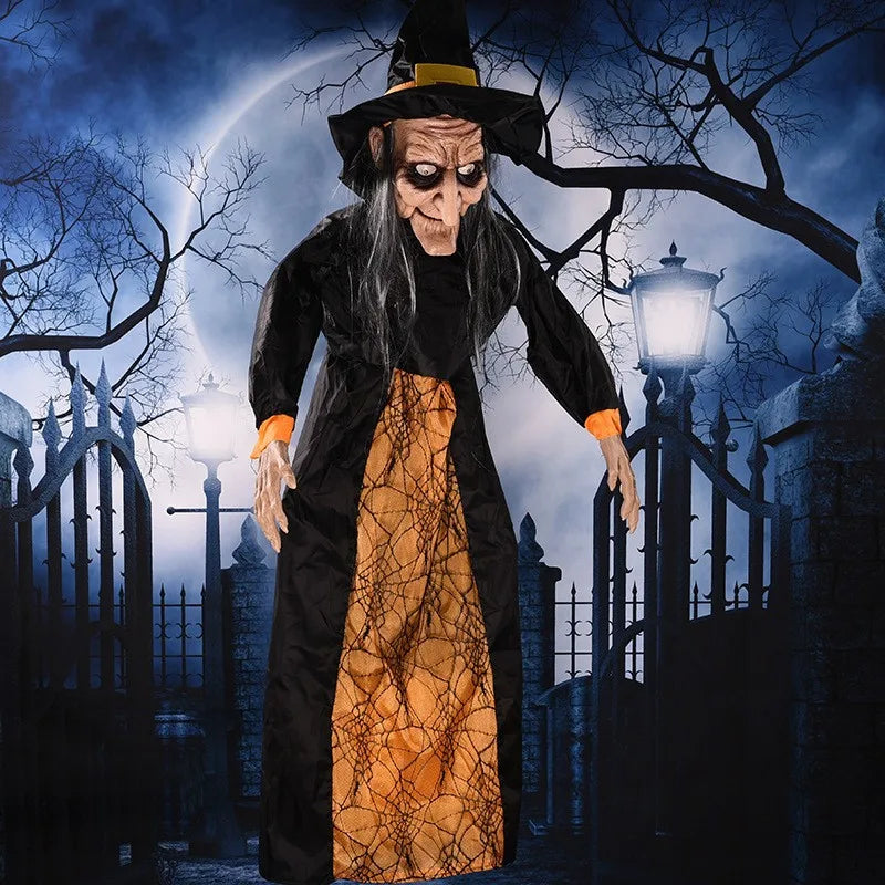 Sound-Activated Halloween Witch – 1.7 m — product photo 1