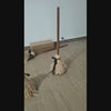 Floating-style Halloween broom demonstration